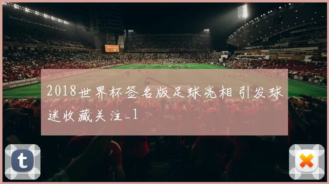 2018世界杯签名版足球亮相 引发球迷收藏关注_1